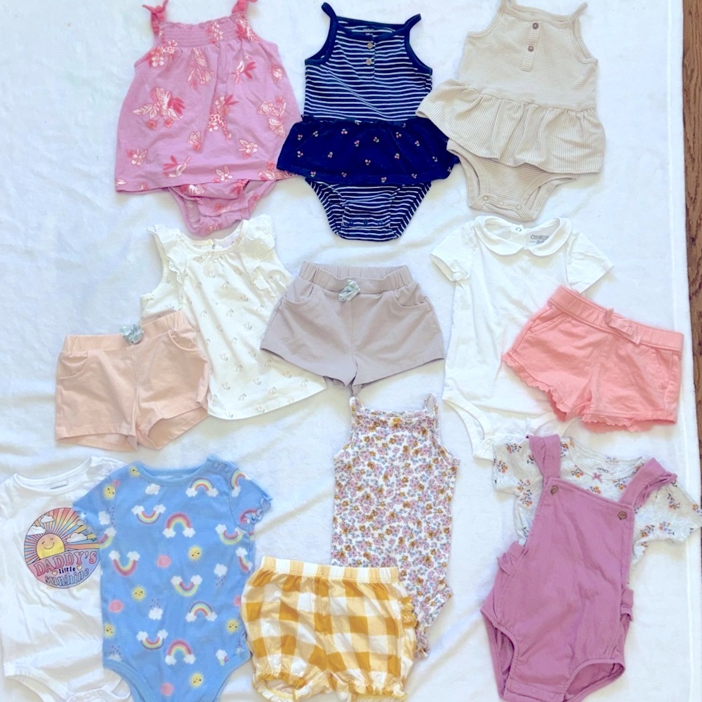 Assorted Toddler Girl Clothing Set - Rompers, outfits Size 18M